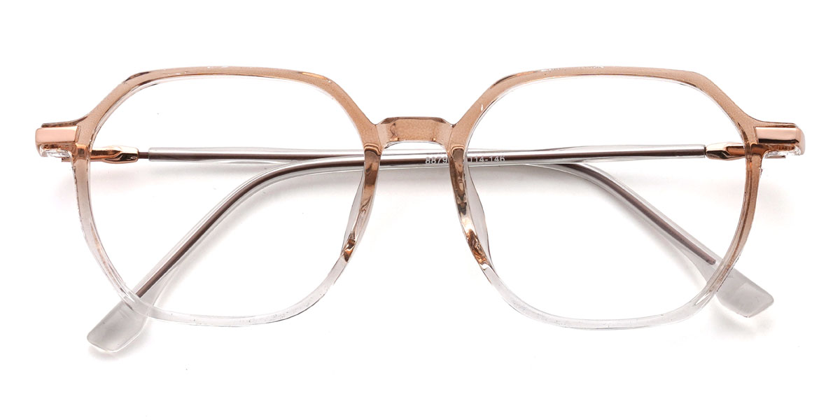 Gradient Tawny Georgiana Glasses - Oval Glasses