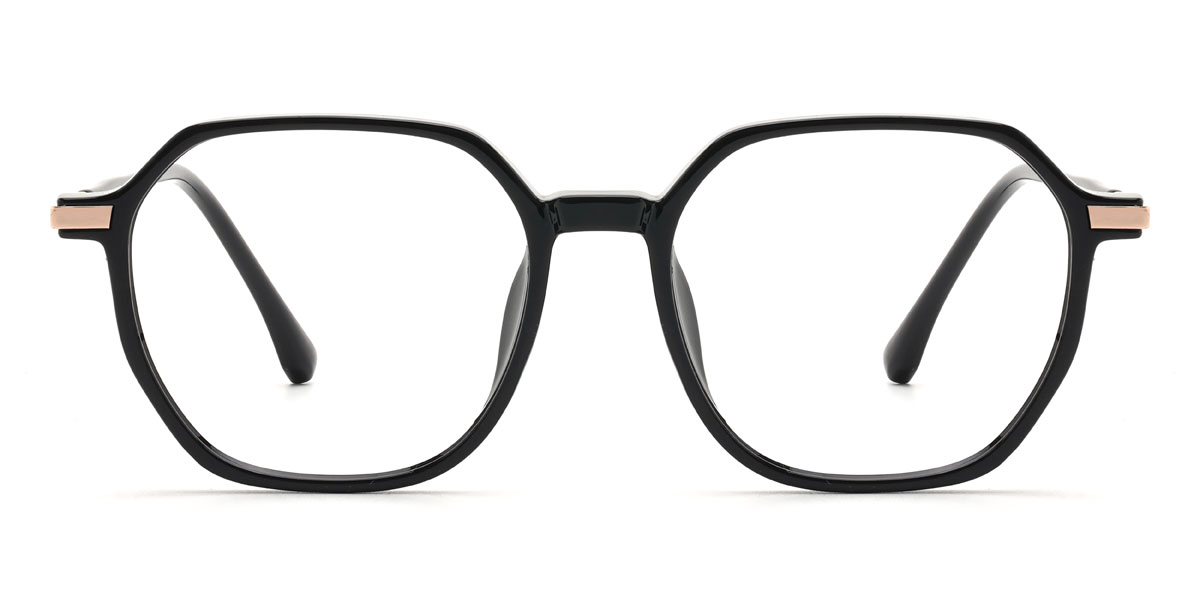 Negro Georgiana Gafas - Oval Glasses
