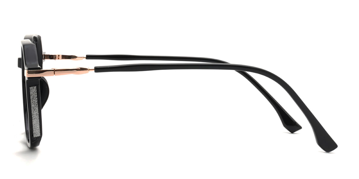 Negro Georgiana Gafas - Oval Glasses