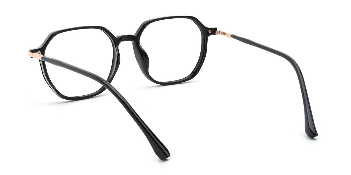 Negro Georgiana Gafas - Oval Glasses