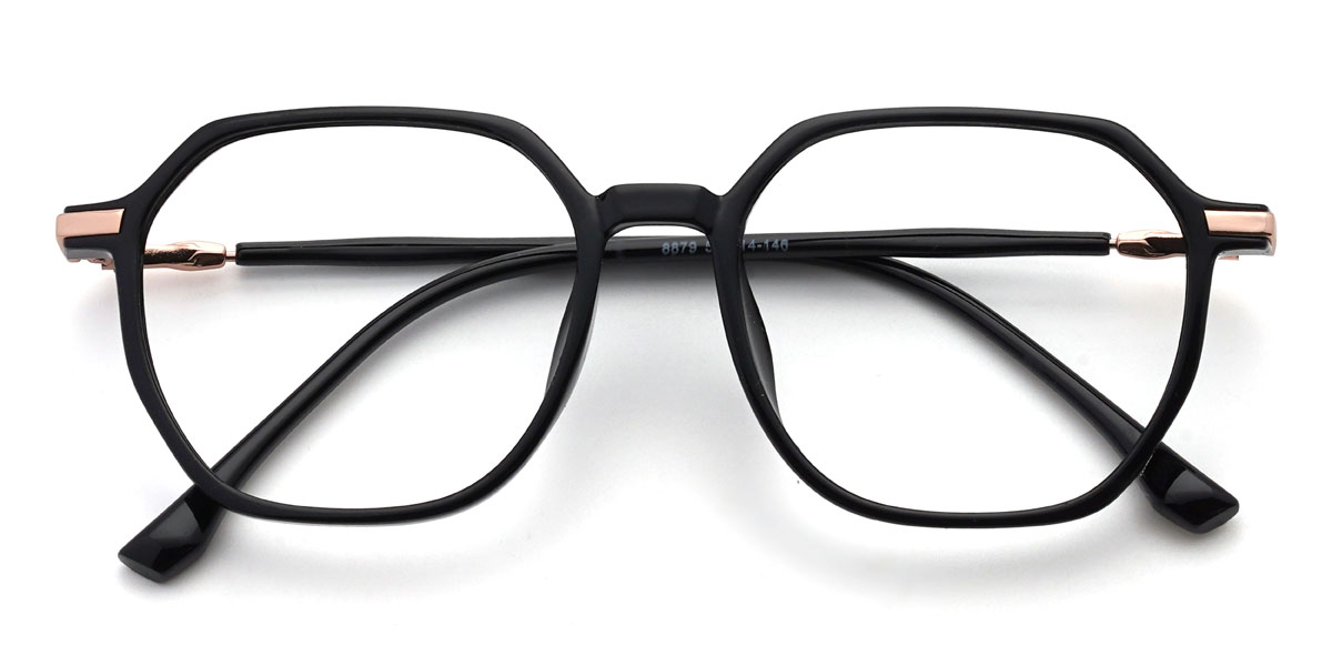 Negro Georgiana Gafas - Oval Glasses