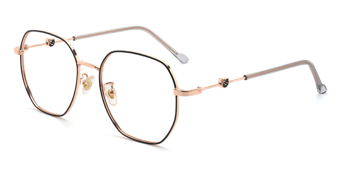 Black Zarina Glasses - Oval Glasses