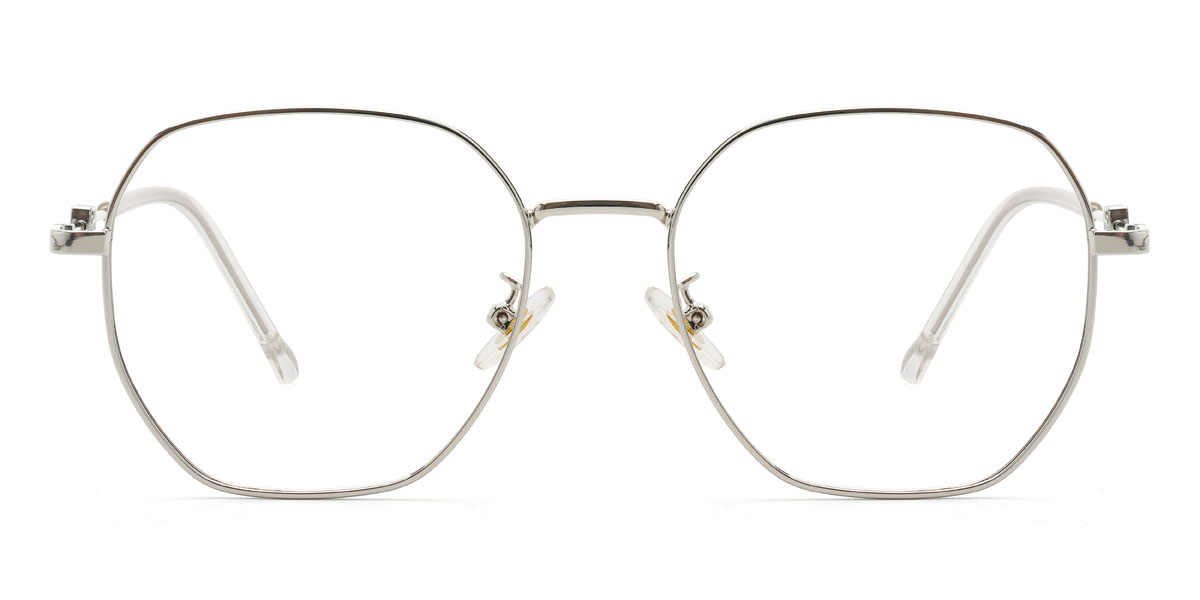 Silver Zarina - Oval Glasses