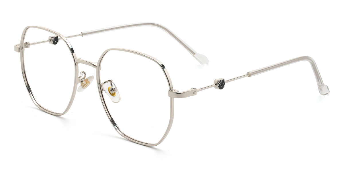 Silver Zarina Glasses - Oval Glasses
