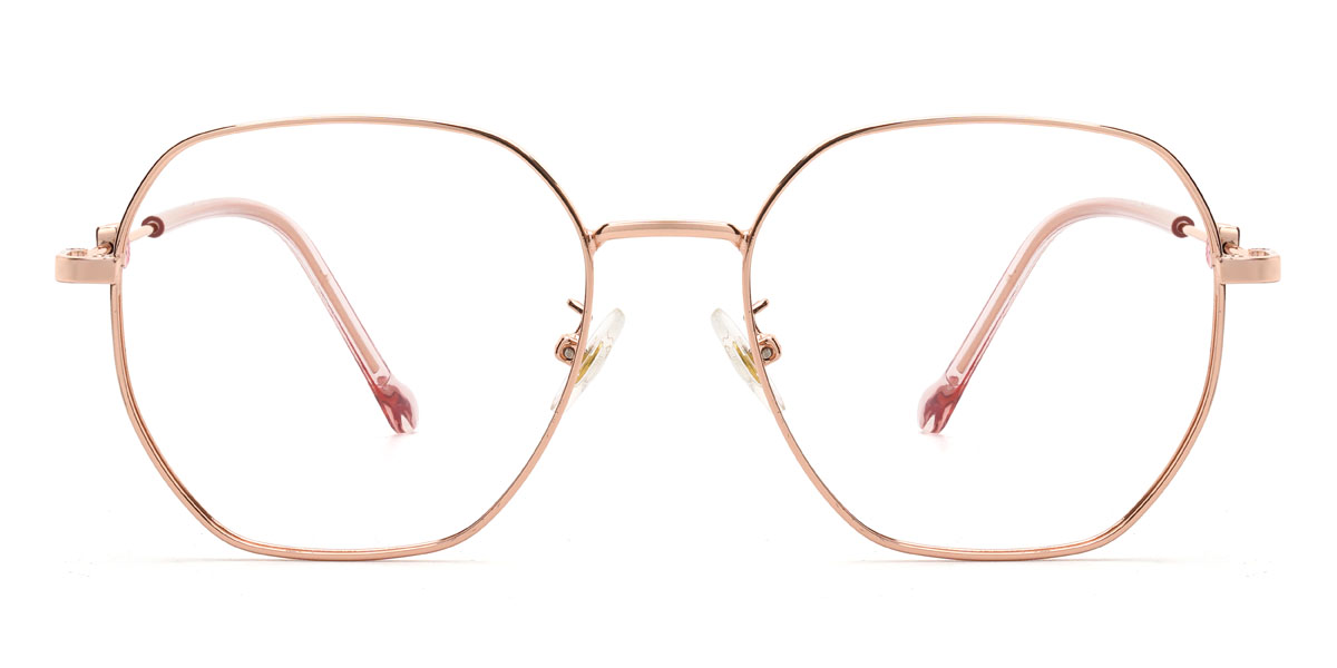 Rose Gold Zarina - Oval Glasses