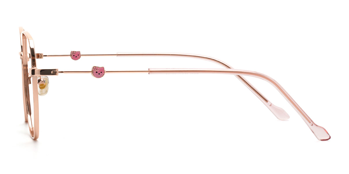 Rose Gold Zarina Glasses - Oval Glasses