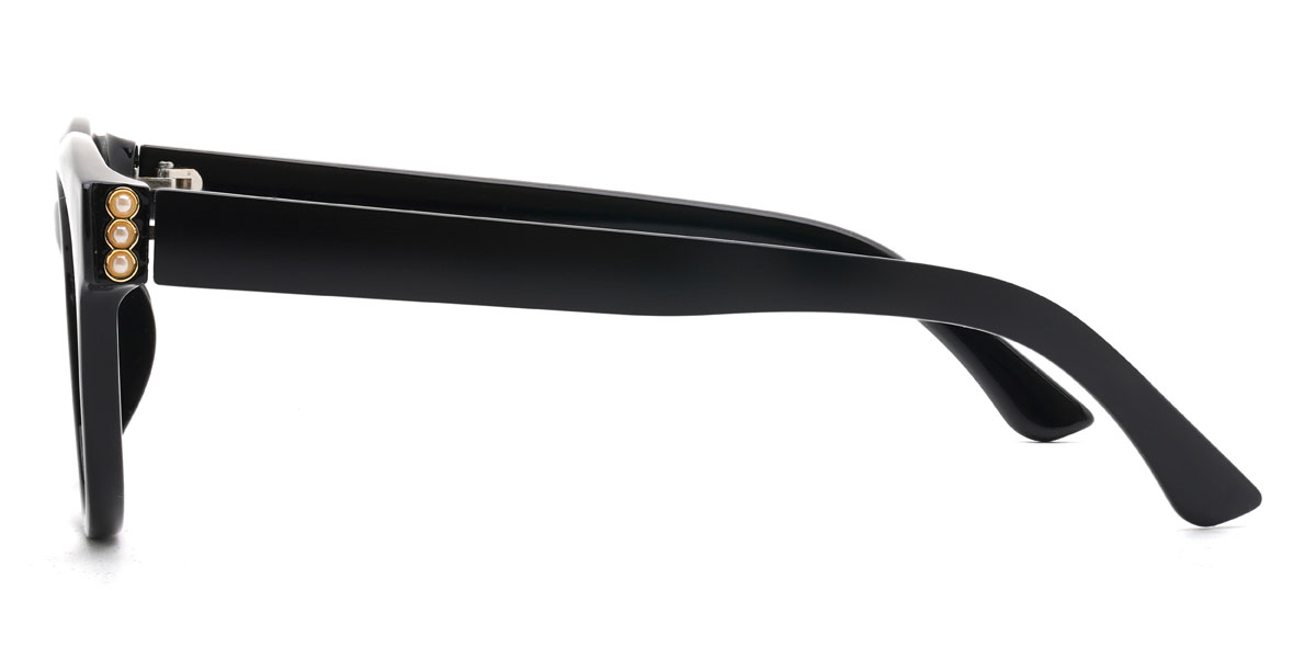 Black Rehmat Glasses - Cat Eye Glasses