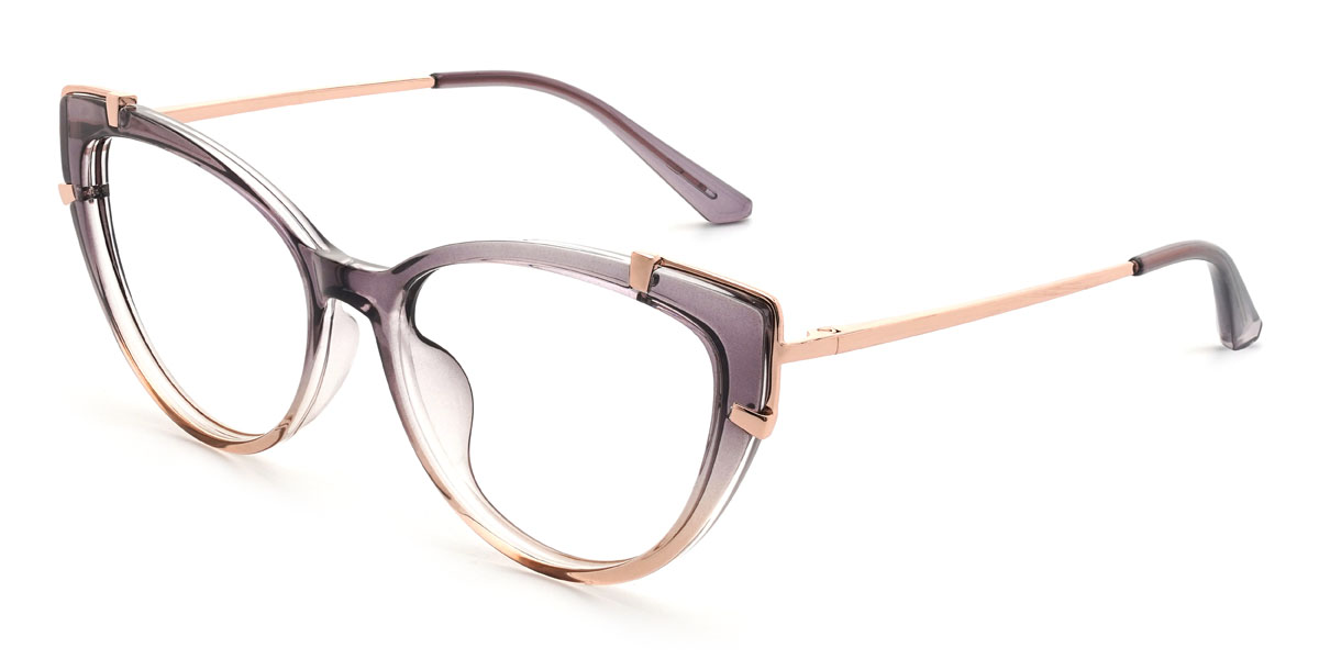 Purple Tawny Lonnie Glasses - Cat Eye Glasses