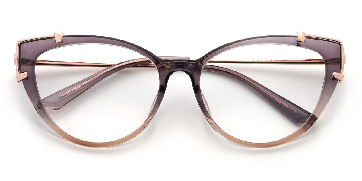 Purple Tawny Lonnie Glasses - Cat Eye Glasses
