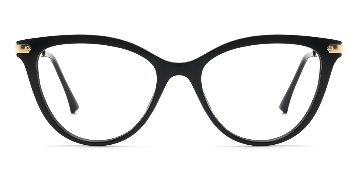 Negro Astraea - Cat Eye Glasses