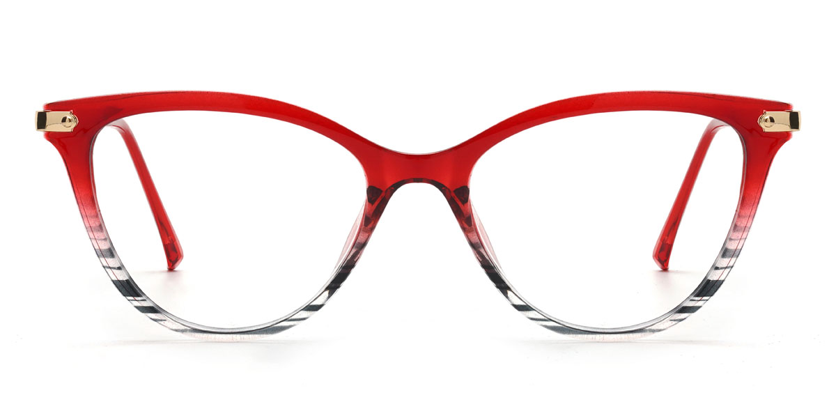 Red Grey Tortoiseshell Astraea Glasses - Cat Eye Glasses