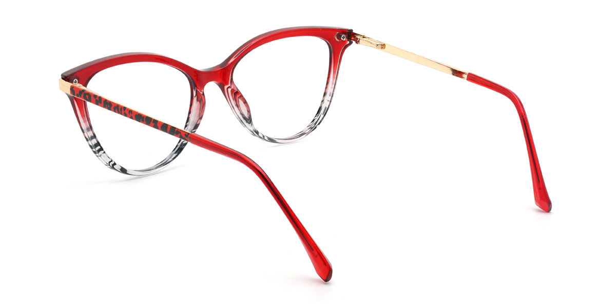 Red Grey Tortoiseshell Astraea Glasses - Cat Eye Glasses