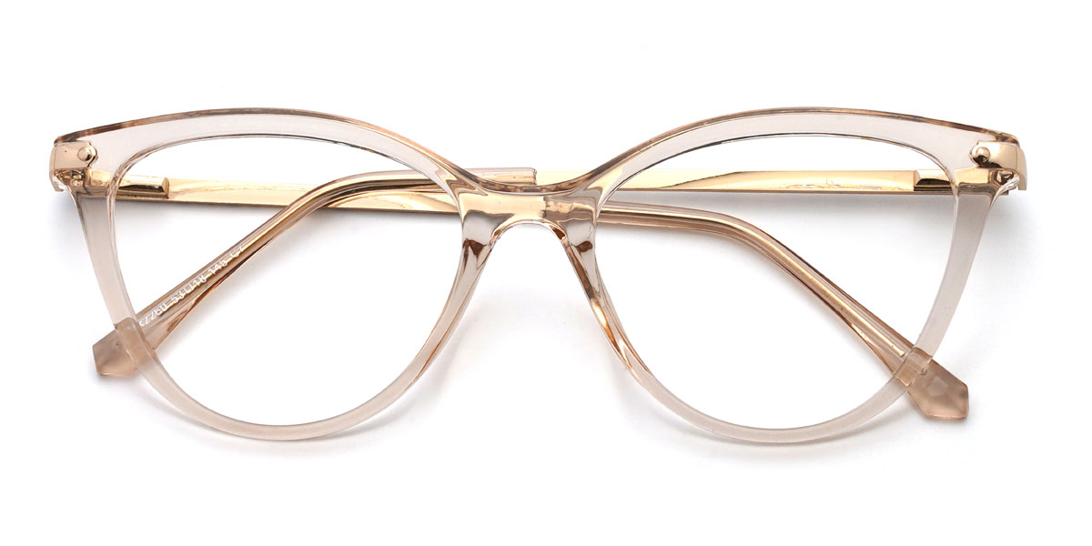 Champagne Astraea Glasses - Cat Eye Glasses