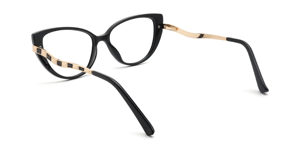 Negro Manal Gafas - Cat Eye Glasses