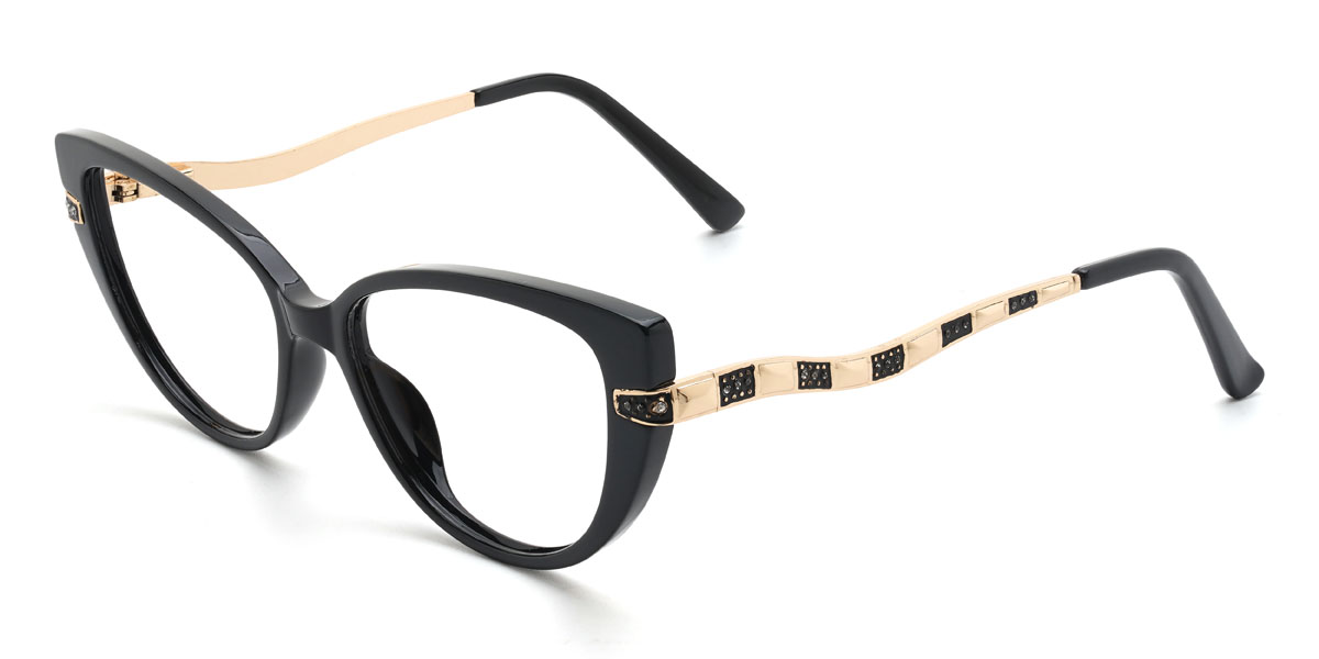Negro Manal Gafas - Cat Eye Glasses