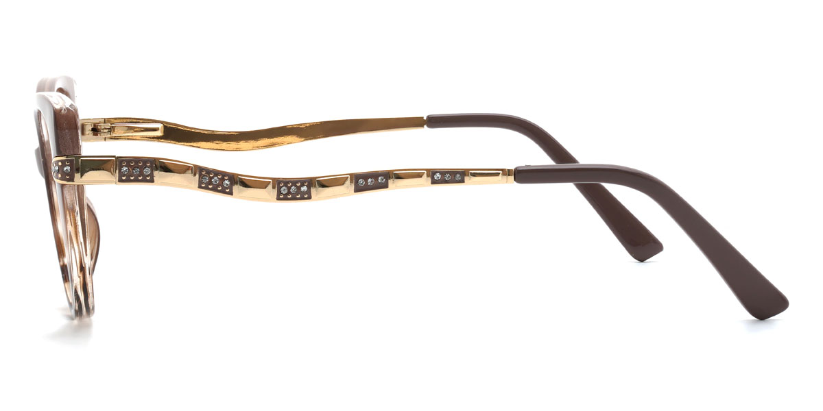 Brown Tortoiseshell Manal Glasses - Cat Eye Glasses