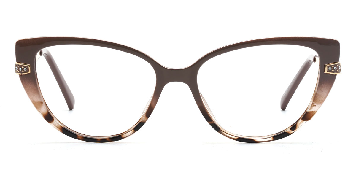 Brown Tortoiseshell Manal - Cat Eye Glasses