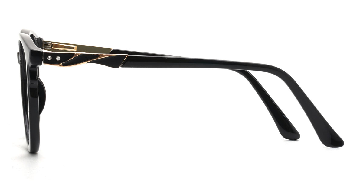 Black Kainoa Glasses - Oval Glasses