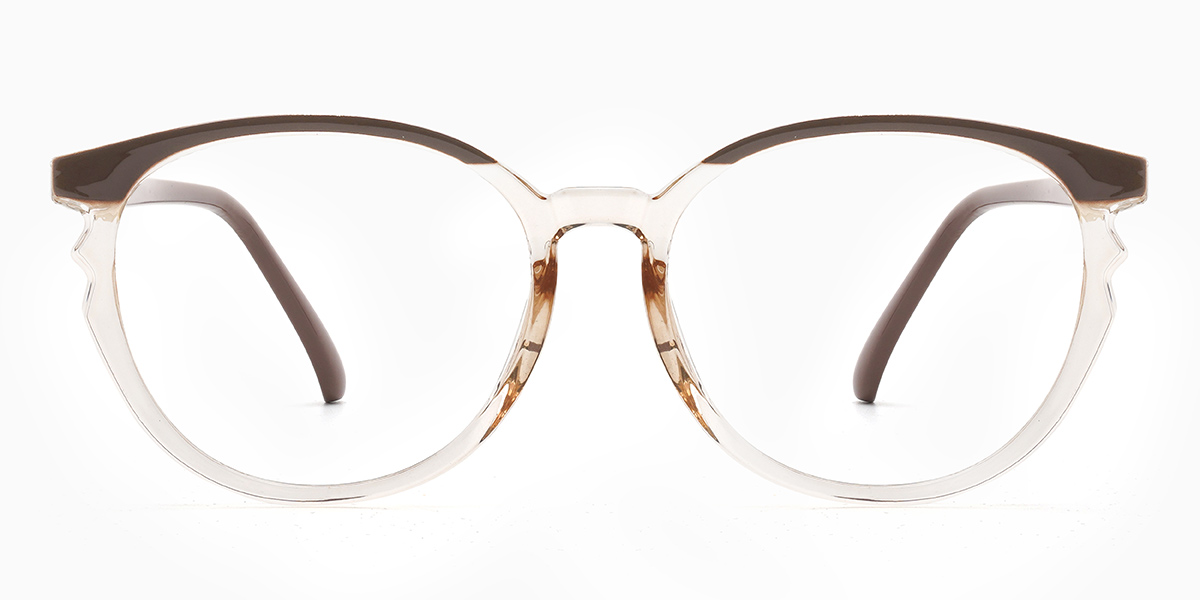 Cameo Brown Clear Kainoa Glasses - Oval Glasses