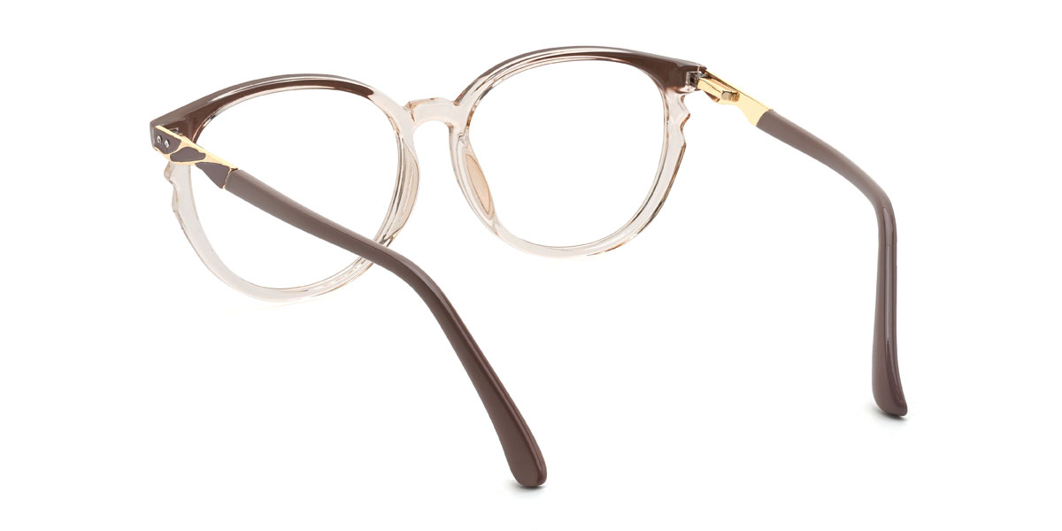 Cameo Brown Clear Kainoa Glasses - Oval Glasses