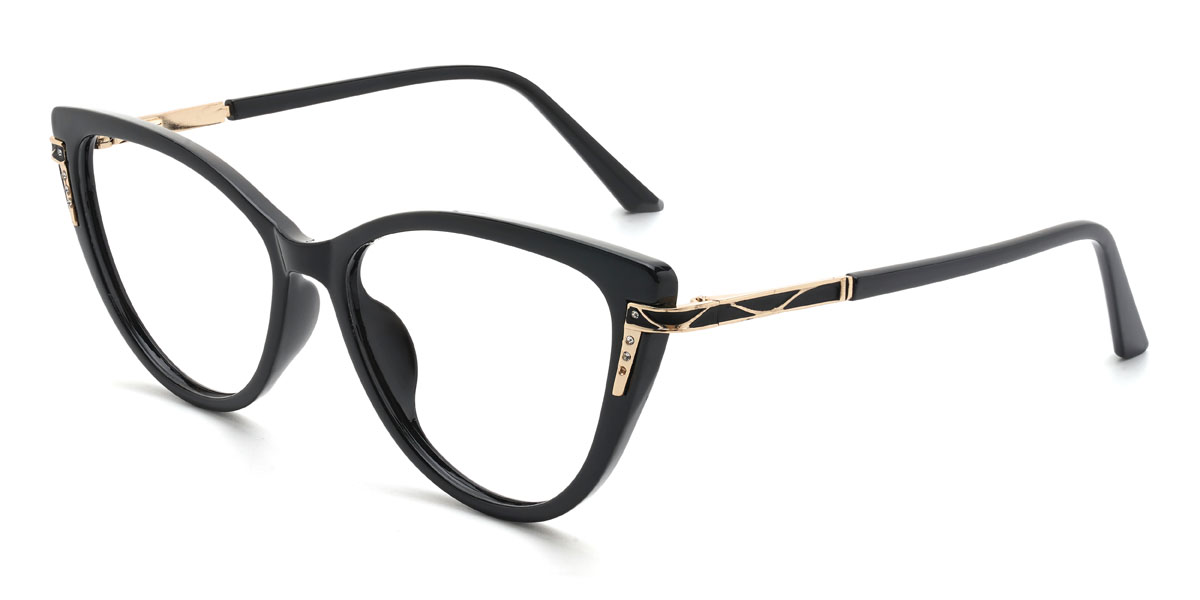 Negro Purity Gafas - Cat Eye Glasses