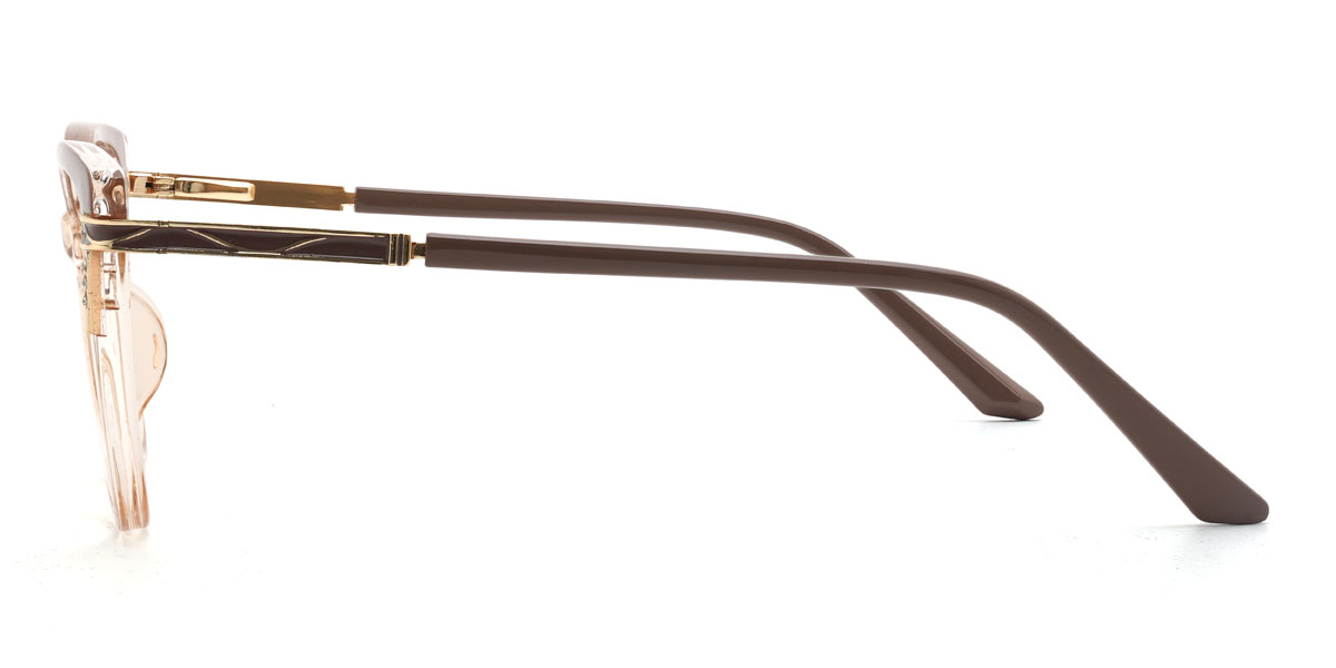 Cameo Braun Champagner Purity Brille - Cat Eye Glasses