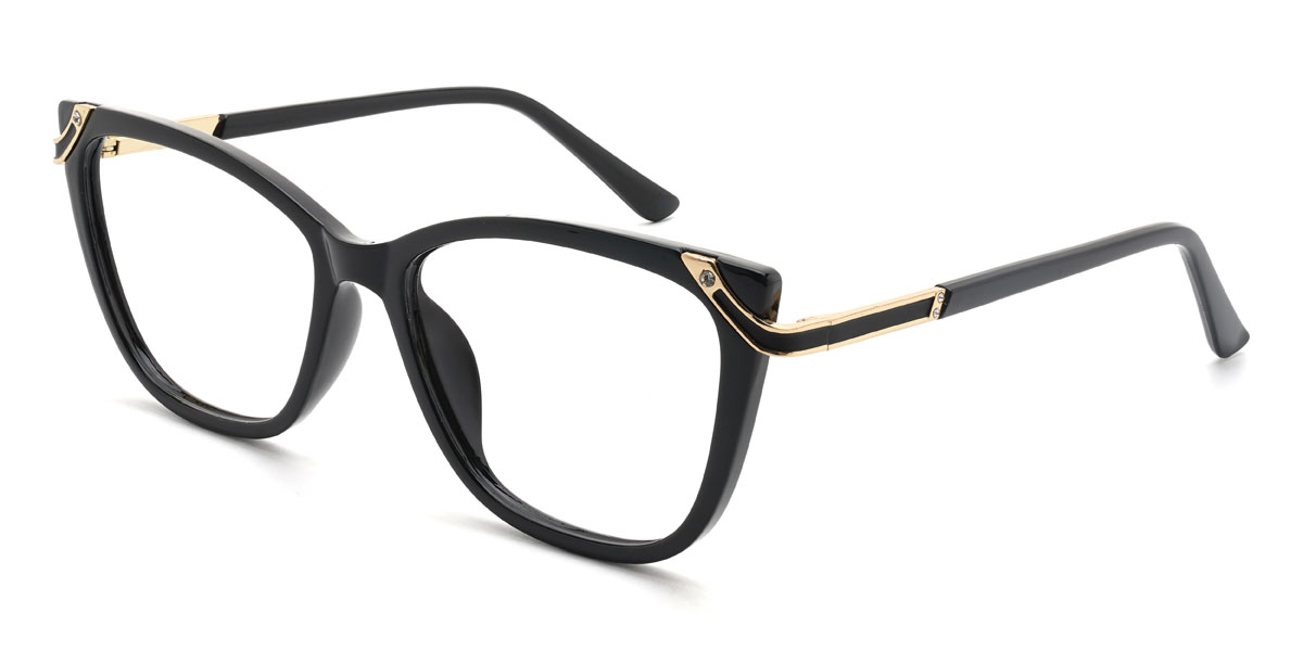 Black Connie Glasses - Cat Eye Glasses