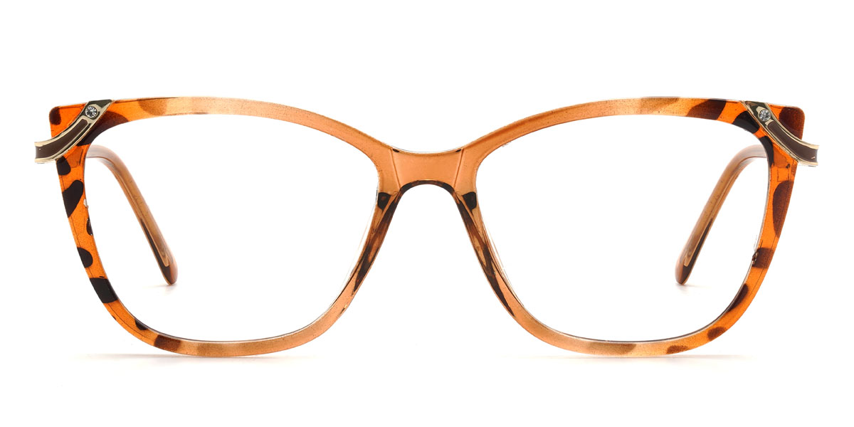 Orange Tortoiseshell Connie - Cat Eye Glasses