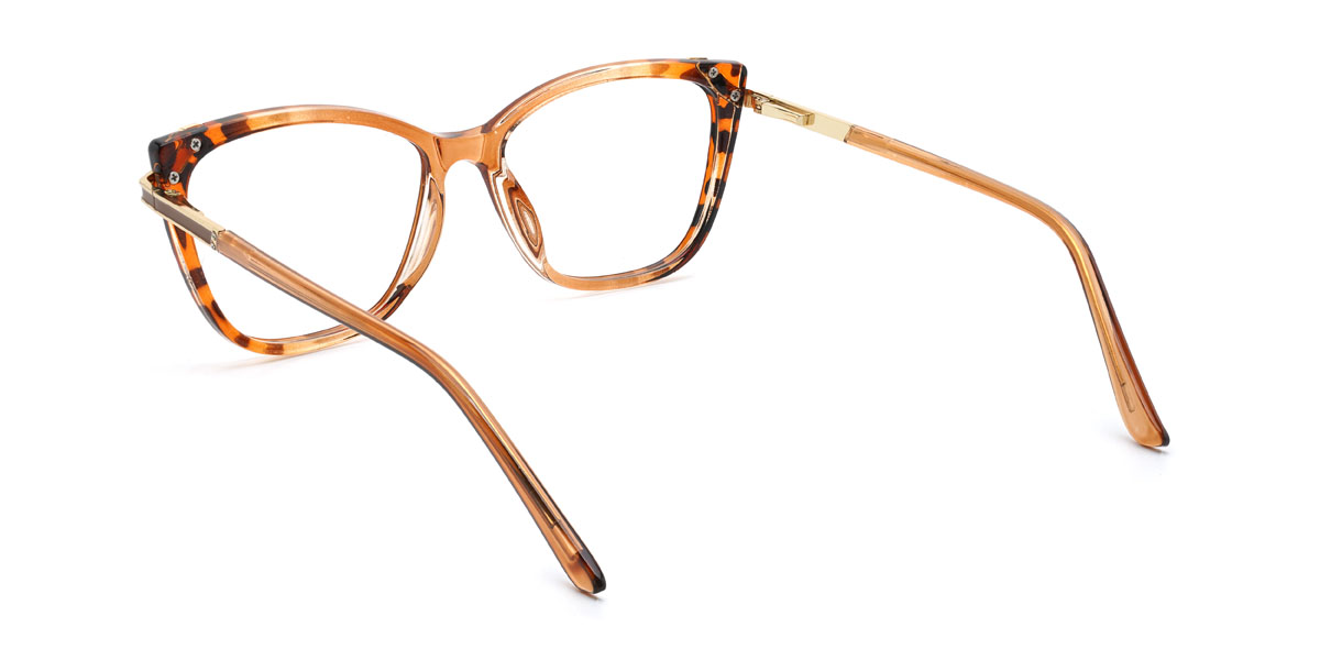 Orange Tortoiseshell Connie Glasses - Cat Eye Glasses