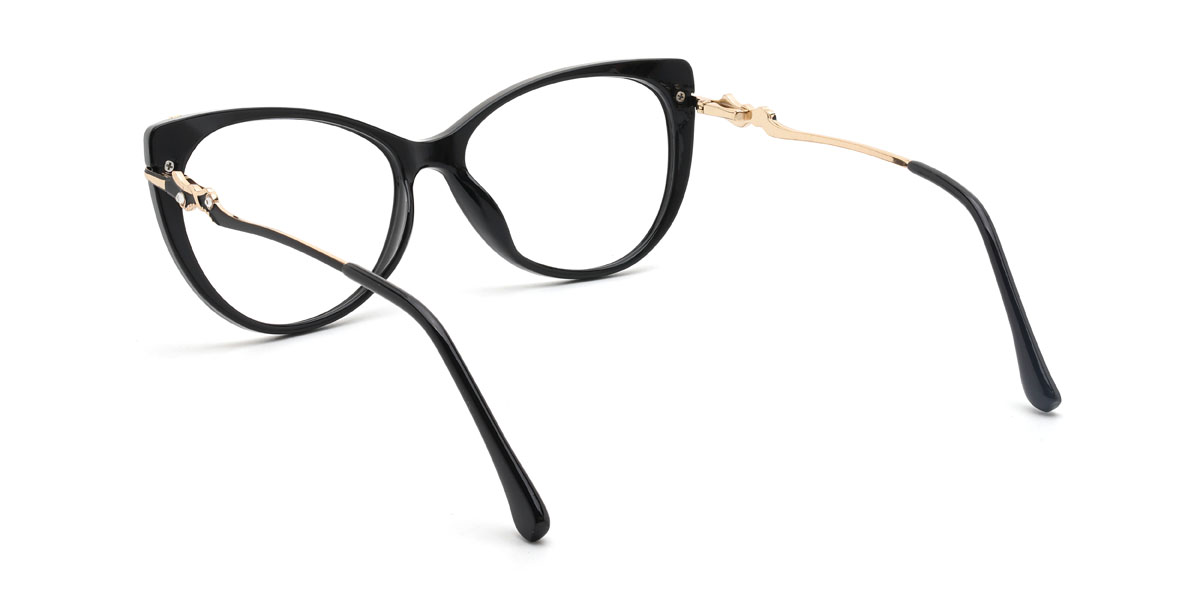 Preto Ileana Óculos - Cat Eye Glasses
