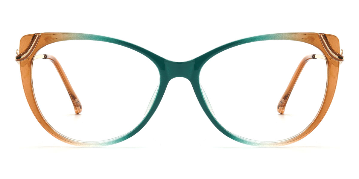Naranja Verde Ileana - Cat Eye Glasses