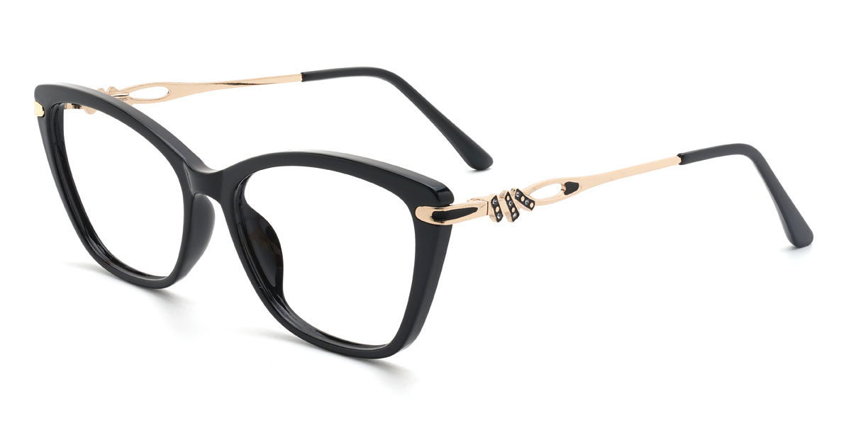 Negro Milla Gafas - Cat Eye Glasses