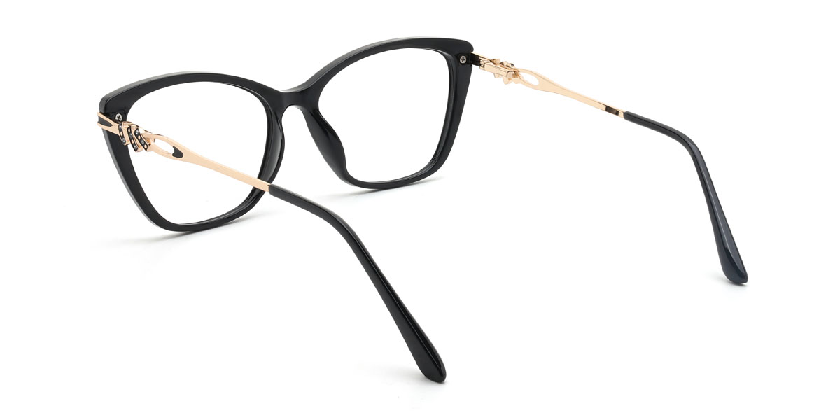 Negro Milla Gafas - Cat Eye Glasses