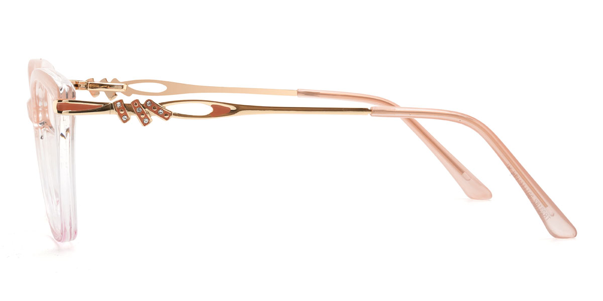 Rose Pink Milla Glasses - Cat Eye Glasses