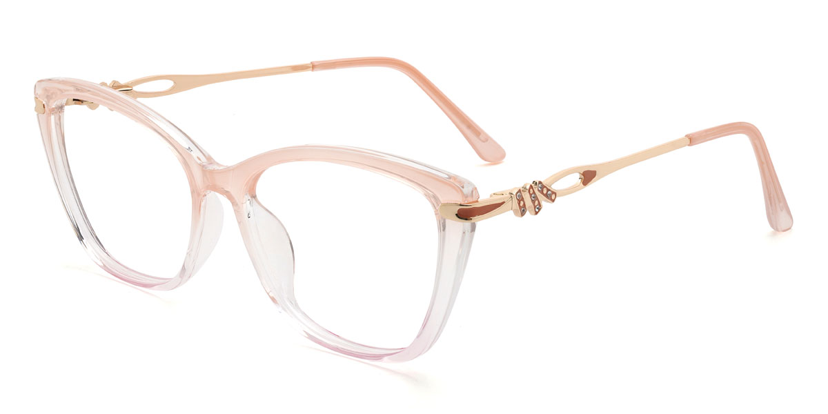Rose Pink Milla Glasses - Cat Eye Glasses