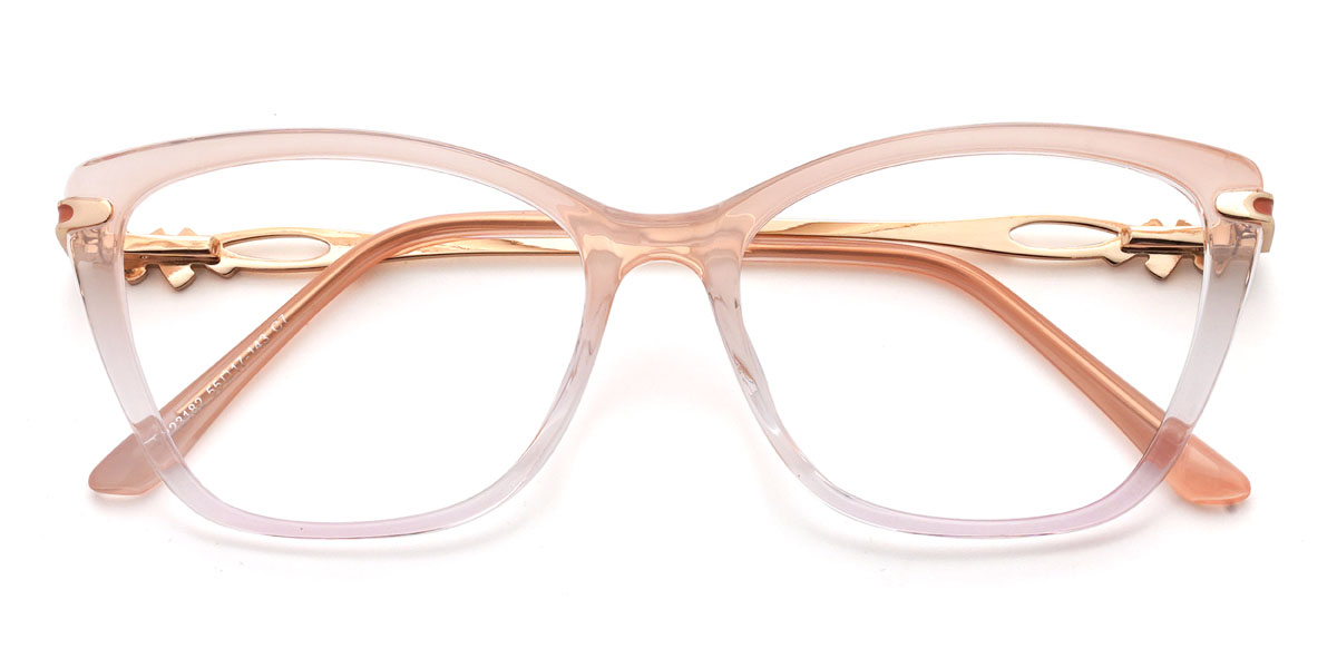 Rose Pink Milla Glasses - Cat Eye Glasses