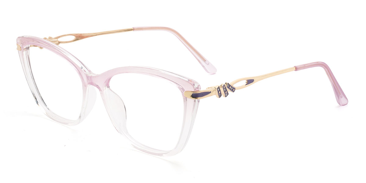 Degradado Claro Rosa Milla Gafas - Cat Eye Glasses