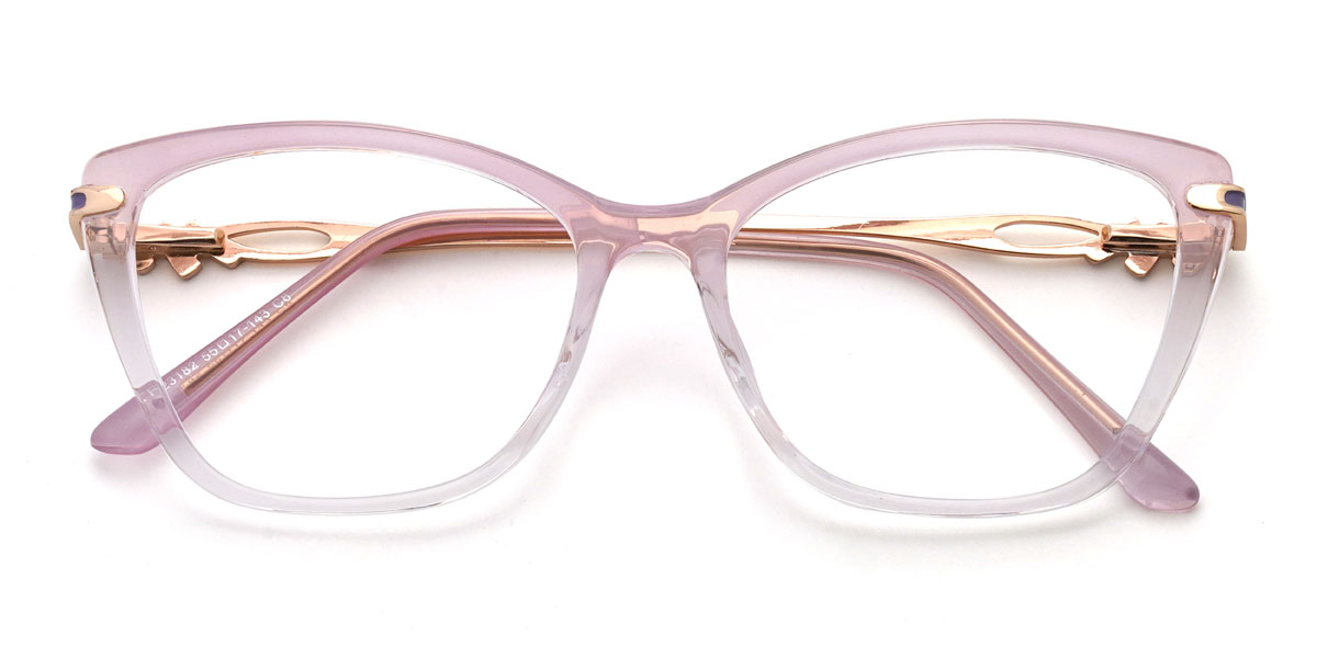 Degradado Claro Rosa Milla Gafas - Cat Eye Glasses