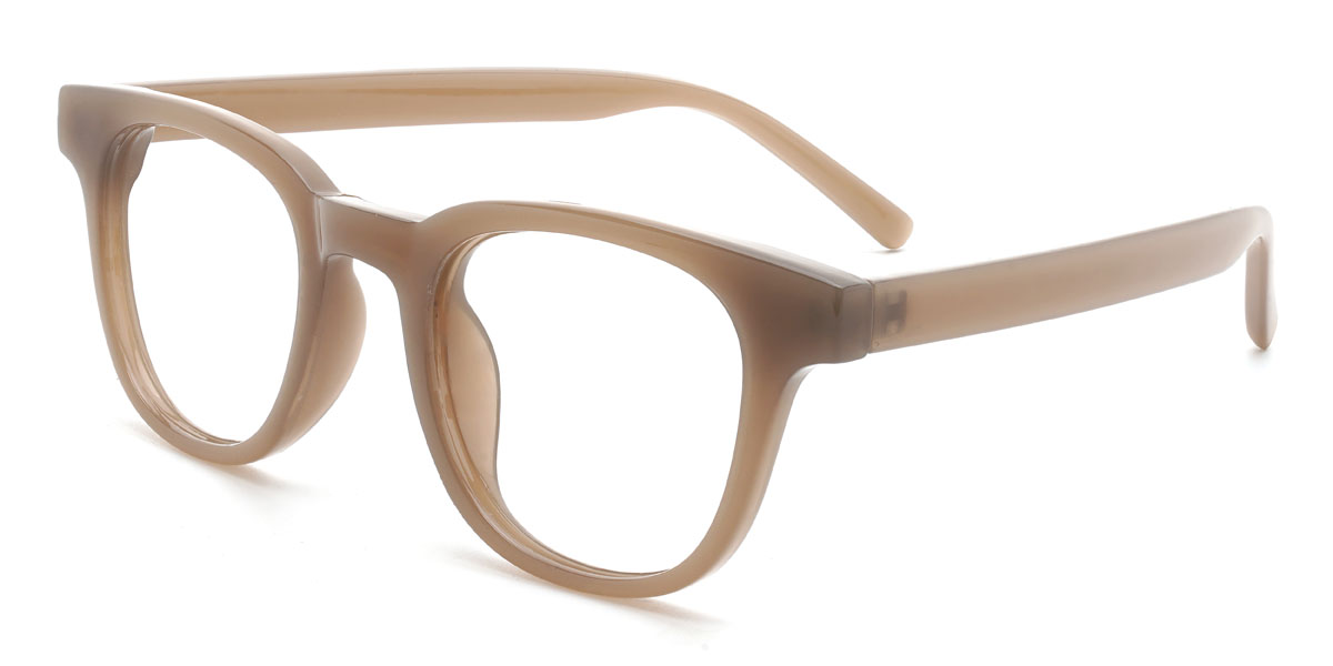 Brown Niall Glasses - Oval Glasses