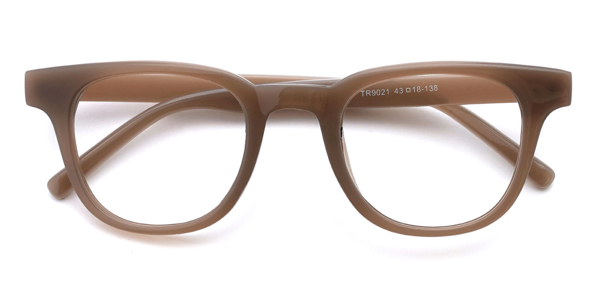 Brown Niall Glasses - Oval Glasses