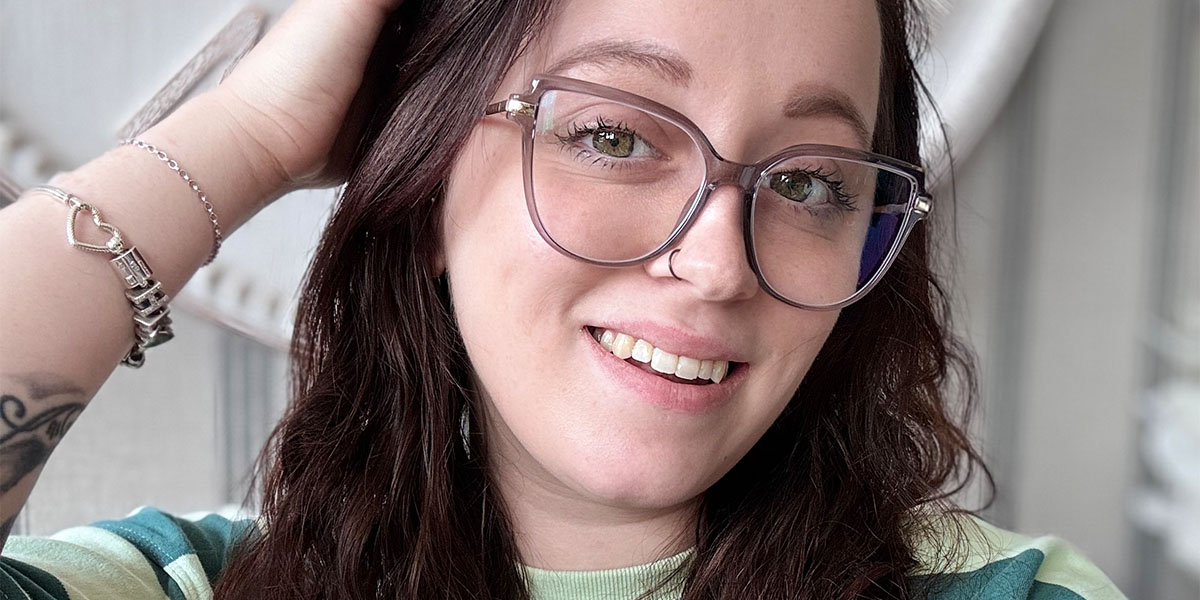 Clear Grey Teresa Glasses - Cat Eye Glasses