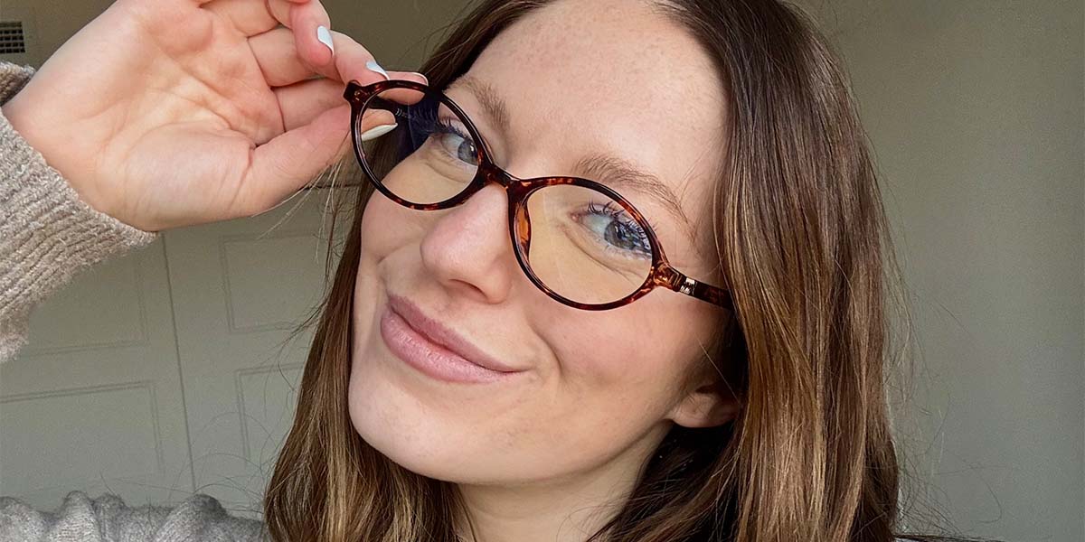 Tortoiseshell Andrea Glasses - Oval Glasses