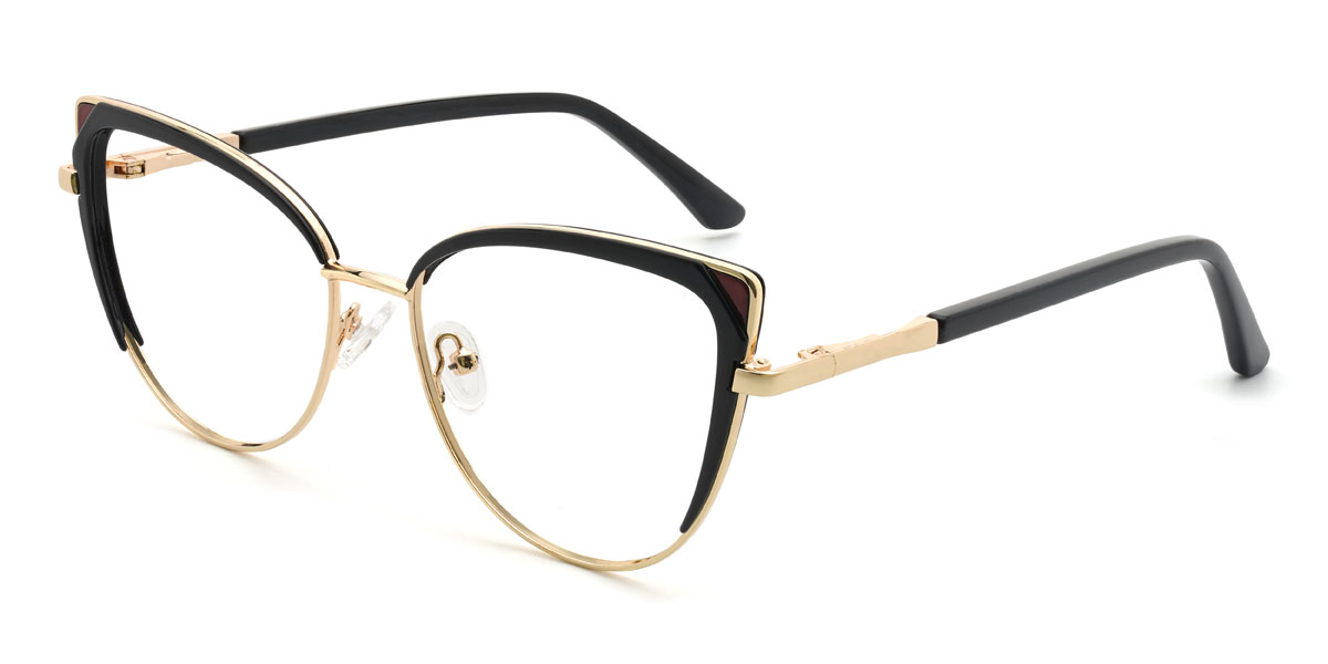 Negro Trishika Gafas - Cat Eye Glasses