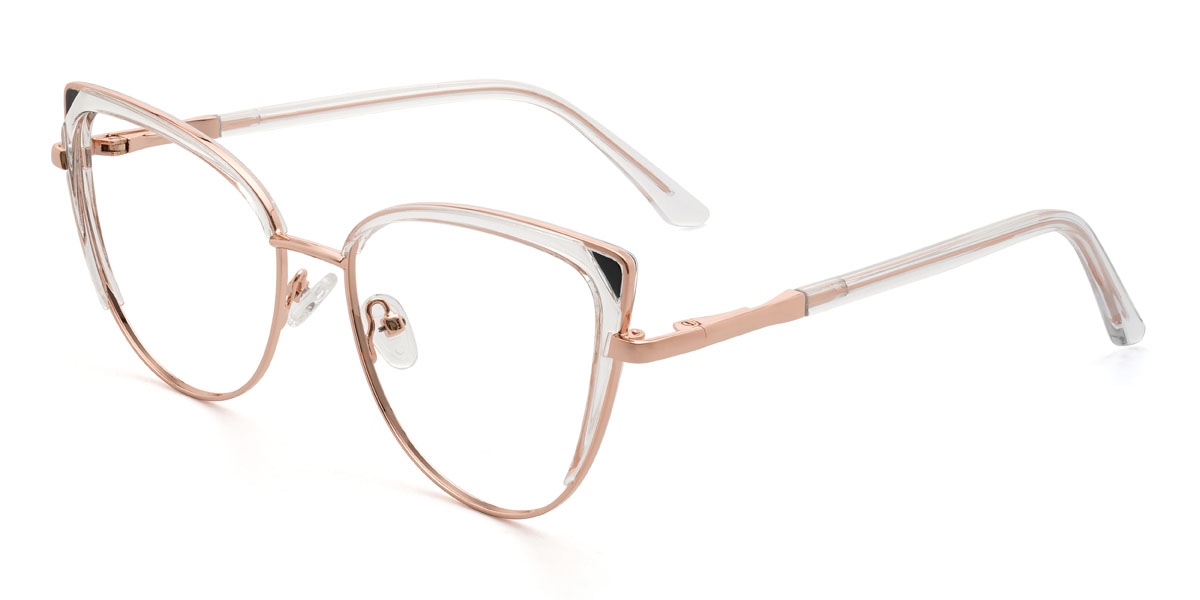 Clear Trishika Glasses - Cat Eye Glasses