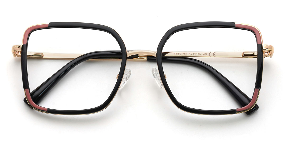 Negro Augie Gafas - Square Glasses