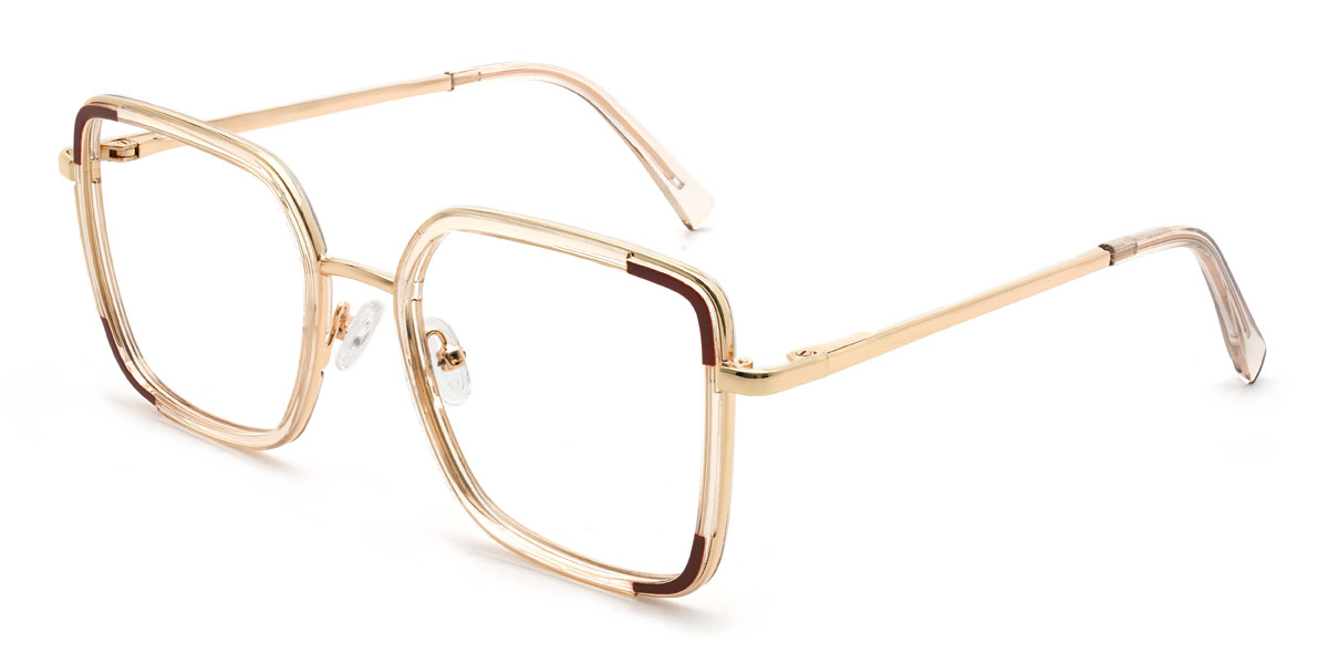 Champagne Augie Glasses - Square Glasses