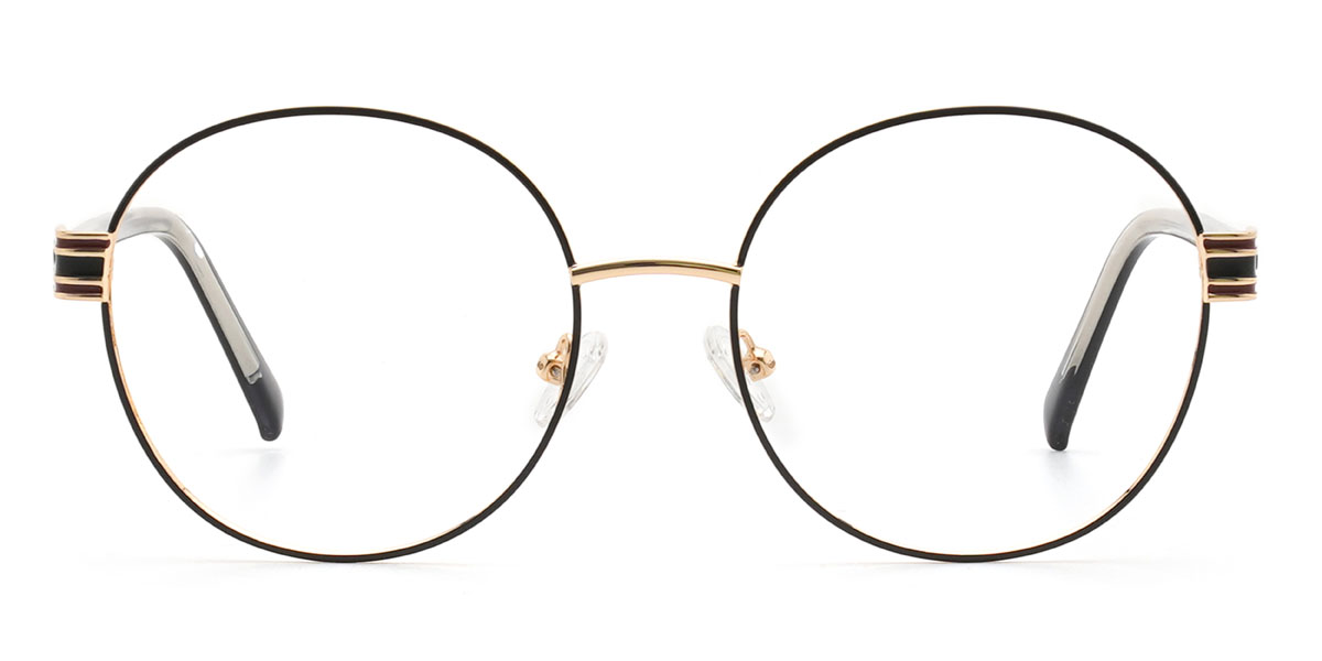 Black Mikail - Oval Glasses