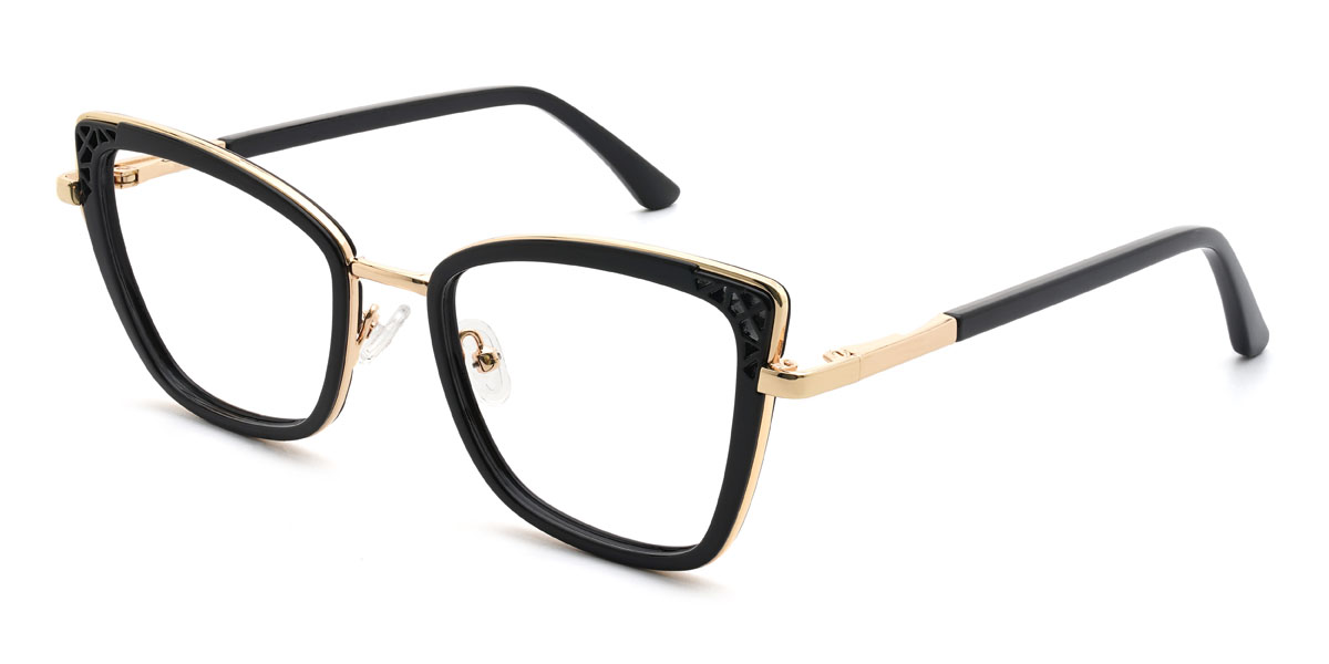 Negro Susie Gafas - Cat Eye Glasses