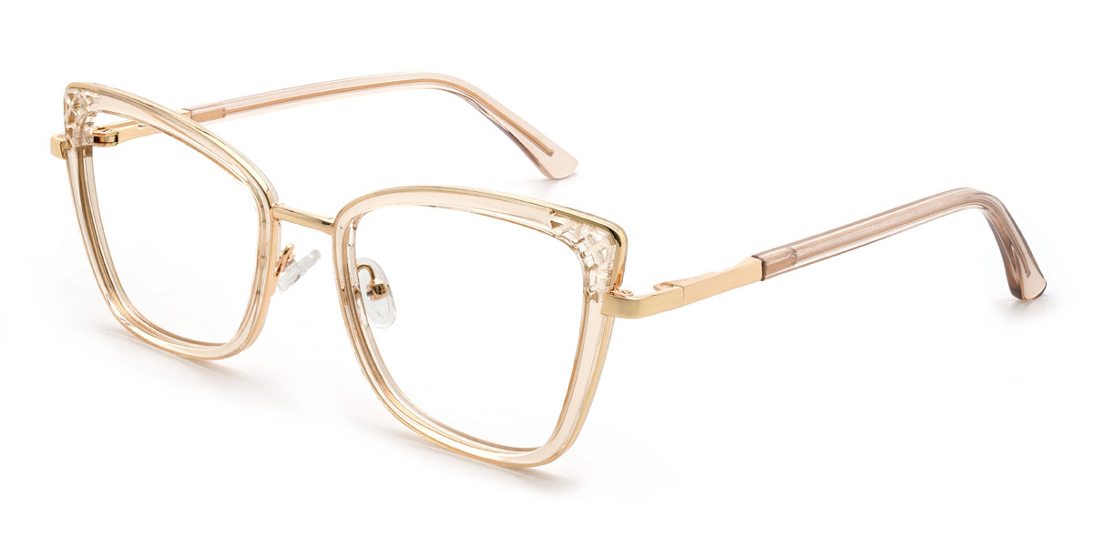 Champagne Susie Glasses - Cat Eye Glasses