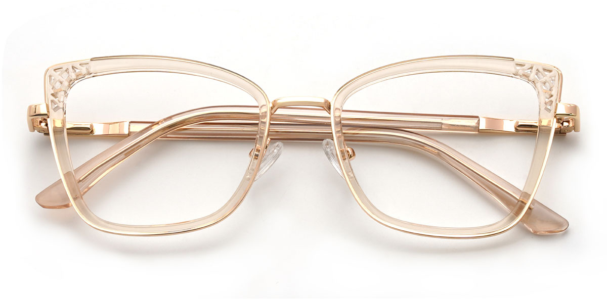 Champagne Susie Glasses - Cat Eye Glasses